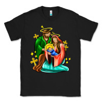 Black oh holy night  with cross ado Classic Tee - AdoDesignShop
