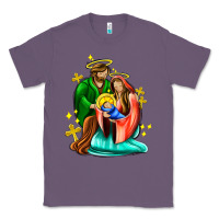 Lavender oh holy night  with cross ado Classic Tee - AdoDesignShop