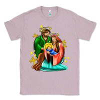 Lilac oh holy night  with cross ado Classic Tee - AdoDesignShop