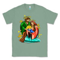 Sage oh holy night  with cross ado Classic Tee - AdoDesignShop