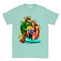 Seafoam oh holy night  with cross ado Classic Tee - AdoDesignShop