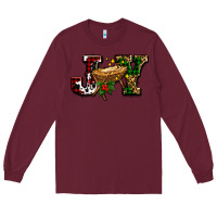 Burgundy joy with baby jesus ado Long Sleeve Tee - AdoDesignShop