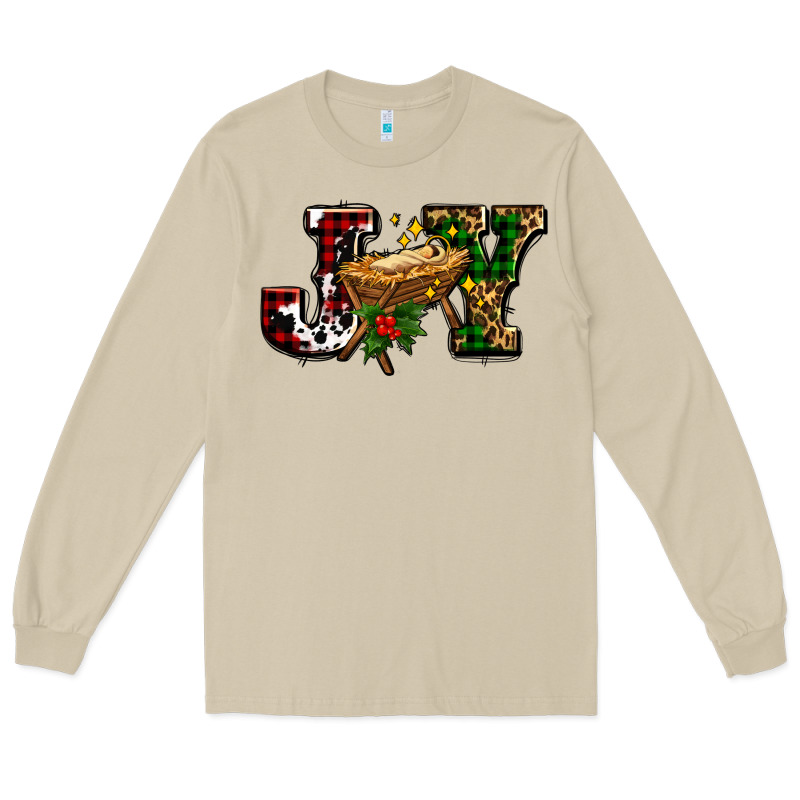 Joy With Baby Jesus Ado Long Sleeve Tee by AdoDesignShop | Teevron