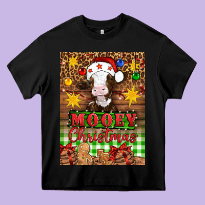 Mooey Christmas Air Freshener Heavy Core Tee Designed By Artiststas