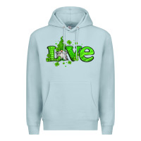 Blue Mist love st patricks gnome Premium Hoodie - Jasminsmagicworld
