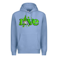 Colony Blue love st patricks gnome Premium Hoodie - Jasminsmagicworld