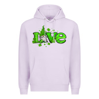 Lilac love st patricks gnome Premium Hoodie - Jasminsmagicworld