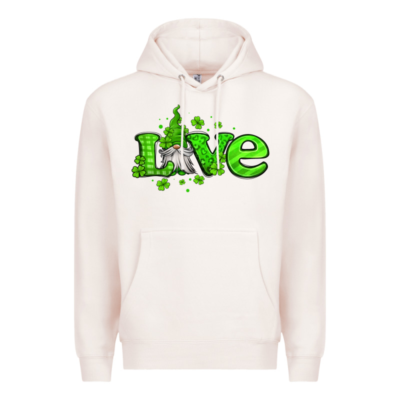 Love St Patricks Gnome Premium Hoodie by Jasminsmagicworld | Teevron
