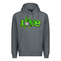 Rock love st patricks gnome Premium Hoodie - Jasminsmagicworld