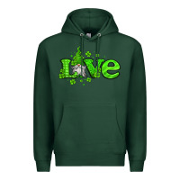 Sports Green love st patricks gnome Premium Hoodie - Jasminsmagicworld