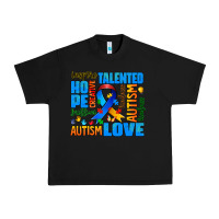 Black autism  words Urban Heavy Tee - AdoDesignShop