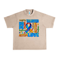 French Oak autism  words Urban Heavy Tee - AdoDesignShop