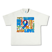 Pistachio autism  words Urban Heavy Tee - AdoDesignShop