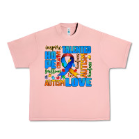 Salmon autism  words Urban Heavy Tee - AdoDesignShop