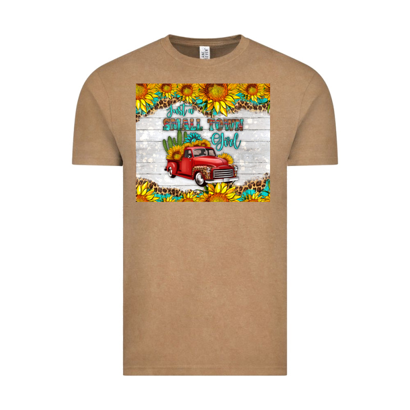 Just A Small Town Girl With Car Vintage Tee by HRA Design Shop | Teevron