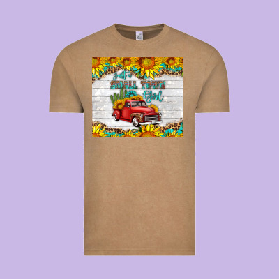 Just A Small Town Girl With Car Vintage Tee Designed By Hra Design Shop