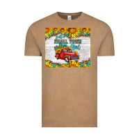 Vintage Coffee just a small town girl with car Vintage Tee - HRA Design Shop