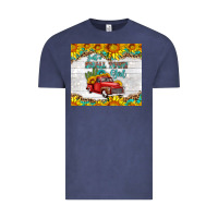 Vintage Denim just a small town girl with car Vintage Tee - HRA Design Shop