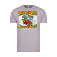 Vintage Zinc just a small town girl with car Vintage Tee - HRA Design Shop
