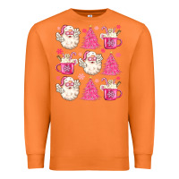 Carrot retro doodle pink christmas Premium Sweatshirt - MaliasSmallBusiness