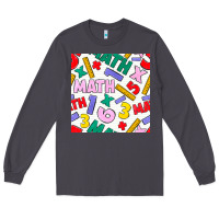 Smoke math seamless pattern Long Sleeve Tee - BundleAndBundleShop
