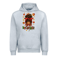 Heather Grey december girl christmas afro messy bun Urban Hoodie - texasbilliewilder