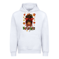 White december girl christmas afro messy bun Urban Hoodie - texasbilliewilder