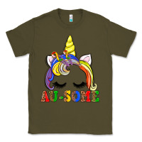 Army Green autism au some  unicorn Classic Tee - AdoDesignShop