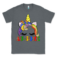 Charcoal Heather autism au some  unicorn Classic Tee - AdoDesignShop