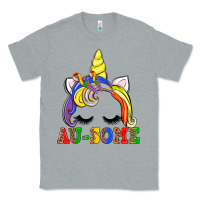 Heather Grey autism au some  unicorn Classic Tee - AdoDesignShop