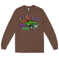 Chestnut mardi gras with truck Long Sleeve Tee - AdoDesignShop