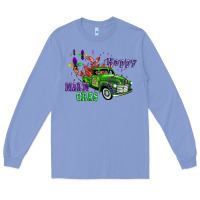 Colony Blue mardi gras with truck Long Sleeve Tee - AdoDesignShop