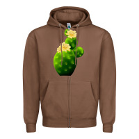 Chestnut texas cactus Zipper Hoodie - LillyAllenDesigns
