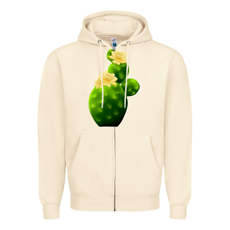Texas Cactus Zipper Hoodie by LillyAllenDesigns | Teevron
