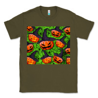 Army Green halloween pumpkin tumbler Classic Tee - BundleAndBundleShop