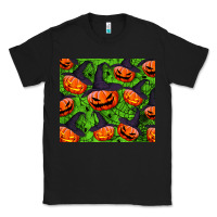 Black halloween pumpkin tumbler Classic Tee - BundleAndBundleShop