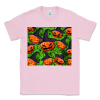 Bubblegum Pink halloween pumpkin tumbler Classic Tee - BundleAndBundleShop