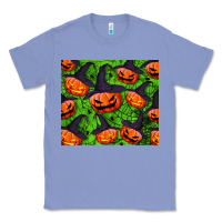 Colony Blue halloween pumpkin tumbler Classic Tee - BundleAndBundleShop