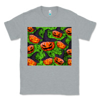 Heather Grey halloween pumpkin tumbler Classic Tee - BundleAndBundleShop