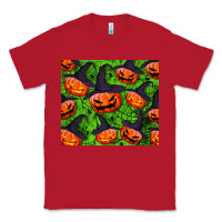 Red halloween pumpkin tumbler Classic Tee - BundleAndBundleShop