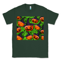 Sports Green halloween pumpkin tumbler Classic Tee - BundleAndBundleShop