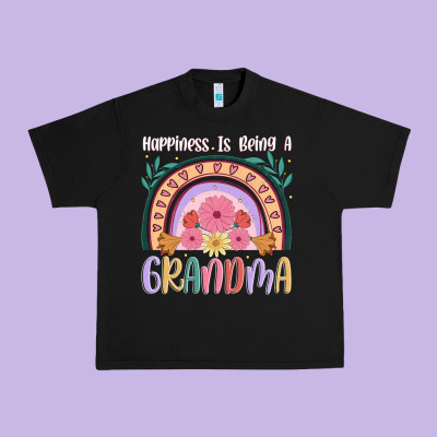 Happiness Is Being A Grandma Urban Heavy Tee Designed By Jahusdesignshop