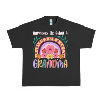 Pigment Black happiness is being a grandma Urban Heavy Tee - JahusDesignShop