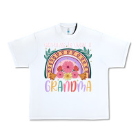 White happiness is being a grandma Urban Heavy Tee - JahusDesignShop
