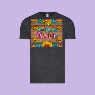 Small Business Babe Vintage Tee Designed By Hra Design Shop