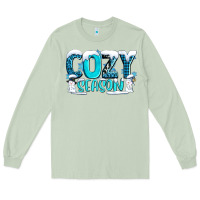 Matcha cozy season with snowman ado Long Sleeve Tee - AdoDesignShop