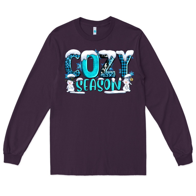 Cozy Season With Snowman Ado Long Sleeve Tee by AdoDesignShop | Teevron
