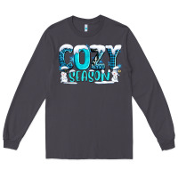 Smoke cozy season with snowman ado Long Sleeve Tee - AdoDesignShop