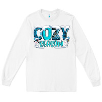 White cozy season with snowman ado Long Sleeve Tee - AdoDesignShop