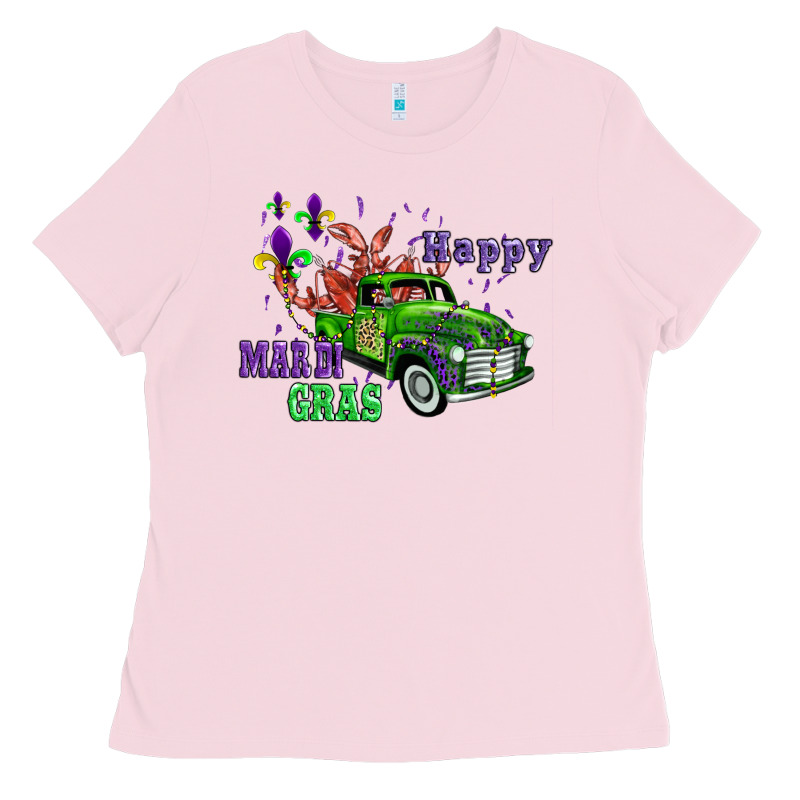 Mardi Gras With Truck Ladies Tee by AdoDesignShop | Teevron